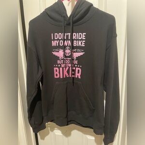 Women’s Biker Pull Over Hoodie